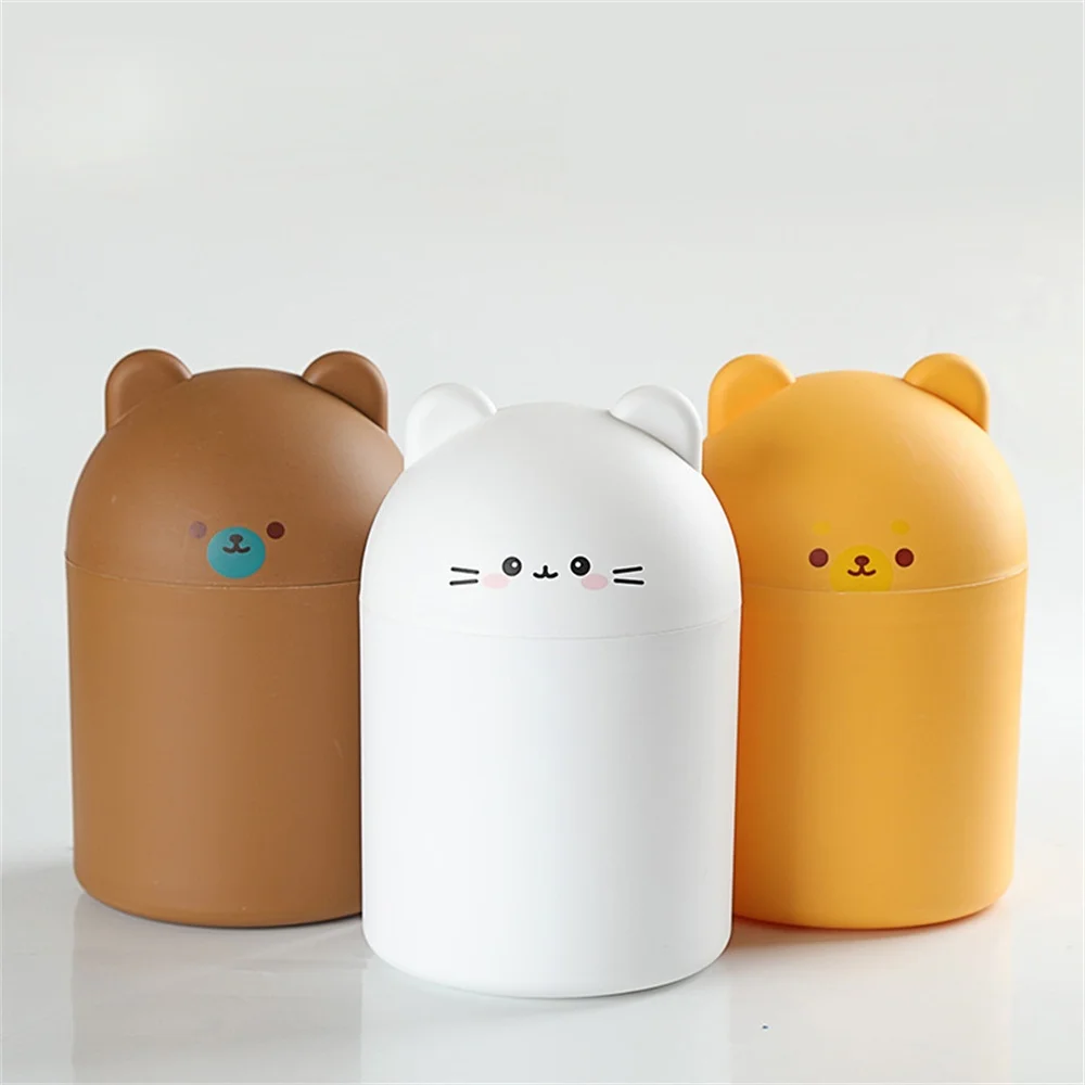 

Desktop Trash Can Children Anti-wear Bottom Large Exposure Rugged And Durable Mini Household Cleaning Appliances Storage Bucket