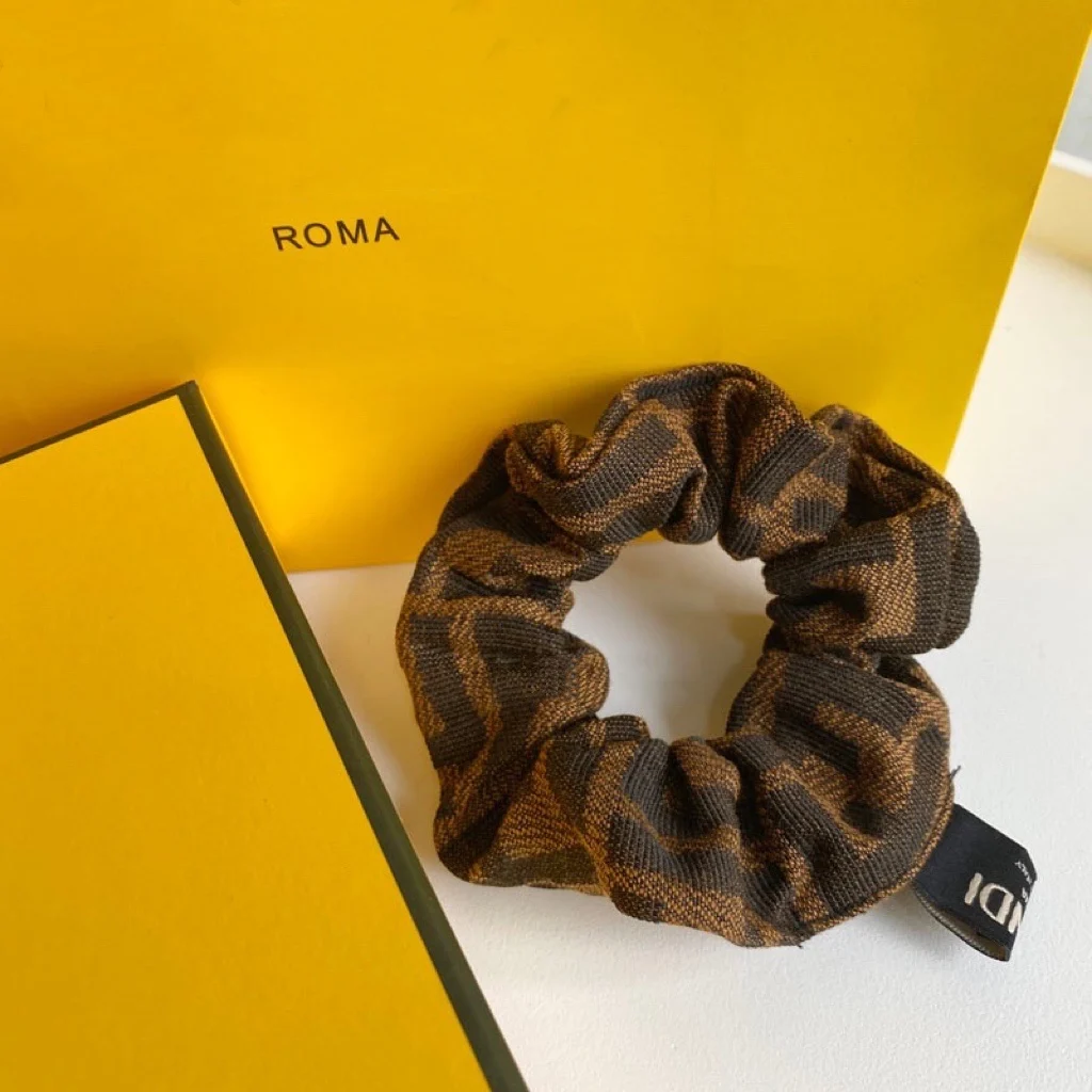 

New Vintage Letter Hair Accessories Headband Hairband Boutique Designer Rubber Band Elastic Hair Bands For Ladies Wholesale