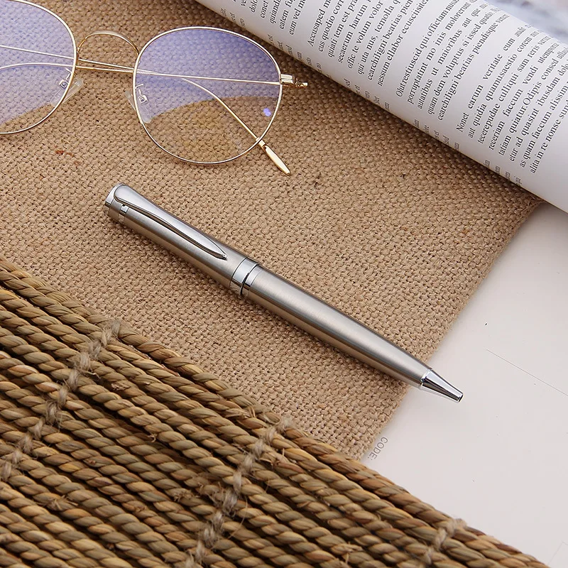 

Luxury Metal Ballpoint Pen Business Advertising Gift Rotating Oil Pen Cute Stationery School Supplies office accessories
