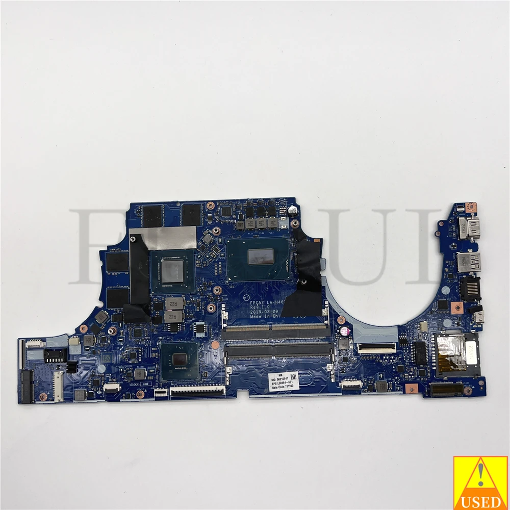 

Б/у материнская плата для ноутбука HP 15-DK SRF6X Φ GTX1650 4 Гб протестирована 100% работа