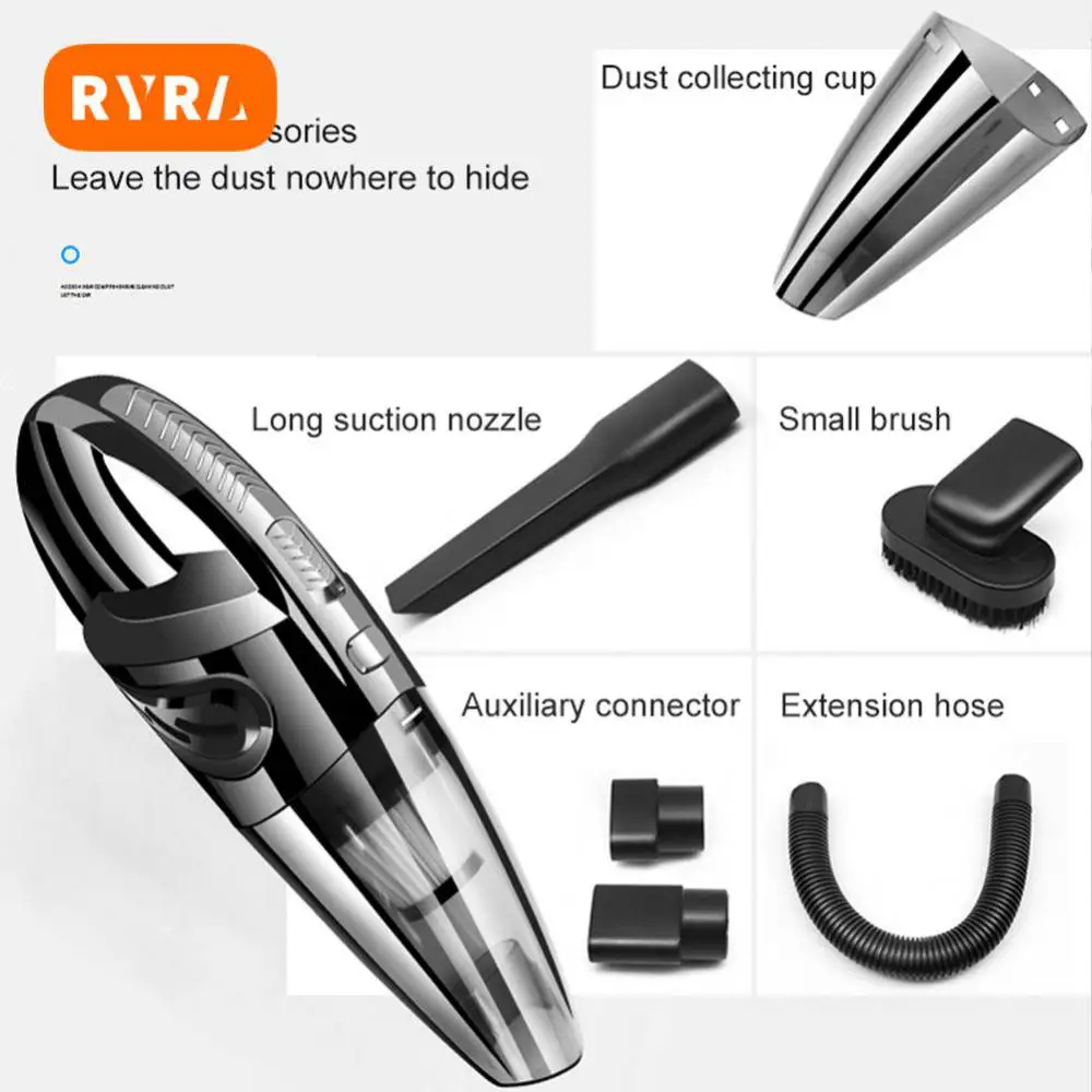 

Беспроводной Мощный Автомобильный пылесос, 6000 па, 12 В