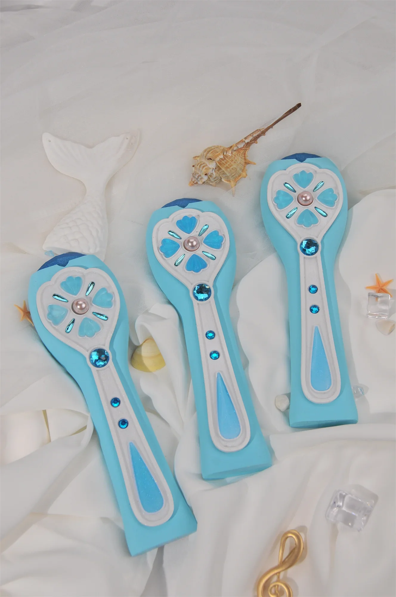 RG русалка мелодия настоящие бусины потому реквизит микрофон