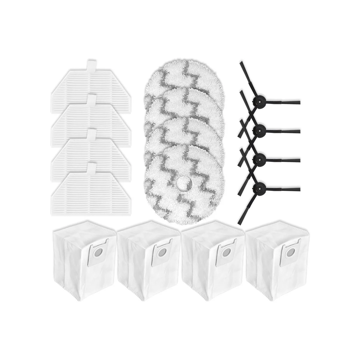 

For XCLEA H60 Robot Vacuum Cleaner Replacement Spare Parts Accessories Side Brush Hepa Filter Mop Cloth Dust Bag