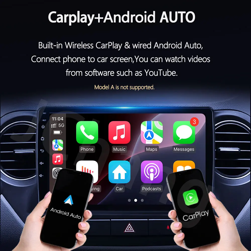 Фото Android 15 Carplay авто автомобильный радиоплеер видео стерео BT навигация GPS мультимедиа для Toyota Land Cruiser Prado 150 2009-2013 №3