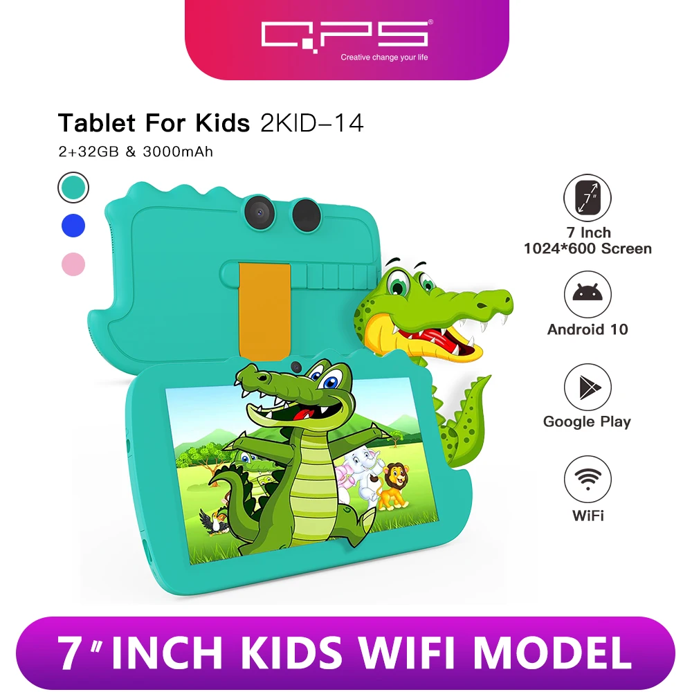 

Good Quality 7 inch Kids Tablet 7 inch Kids Tablet Pc For Kids Gaming And Teaching 32GB Android 11.0 Educational Tablet