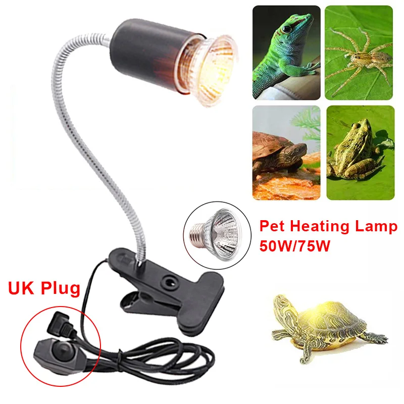 UV-A UV-B Лампа Для Рептилий С Зажимом-держателем Набор Нагревательных Ламп В Форме