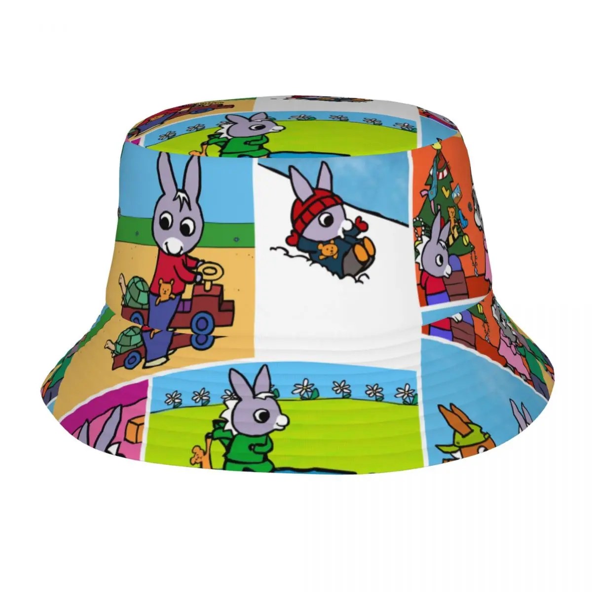 

Тротротроколлаж Боб шляпы для путешествий головной убор вещи Милая мультяшная Рыбалка шляпа для спорта на открытом воздухе подростковый Б...