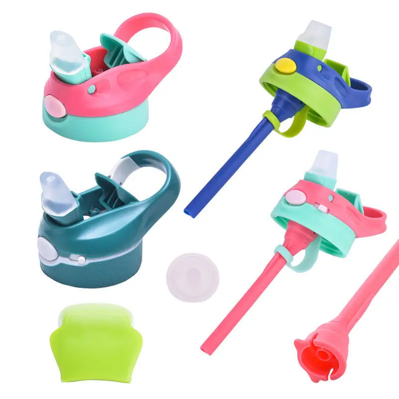 

Water cup accessories small beautiful boy with lock cup cover duck beak cover children gram straw lid thermos cup leak-proof lid
