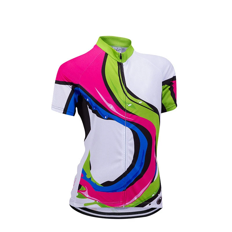 

Bicycle Clothing Top Bike Shirt Women Team Pro Cycling Jersey Short Sleeve Customized Breathable MTB Ropa Ciclismo