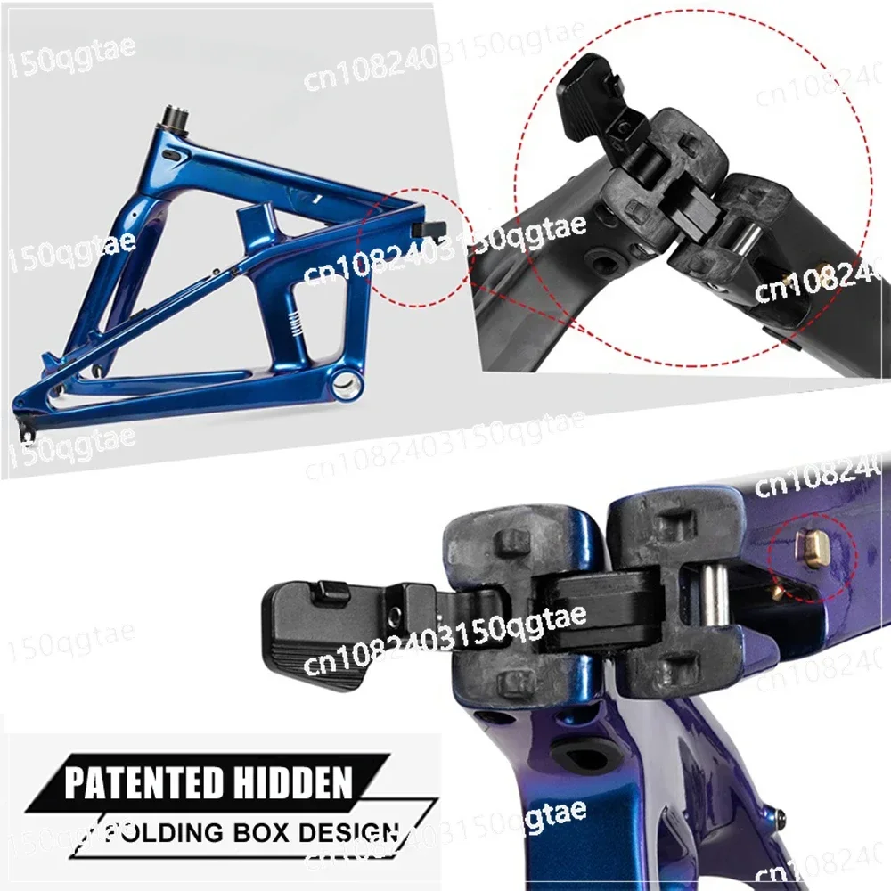 Новая модель складной велосипедной рамы из углеродного волокна велосипедная