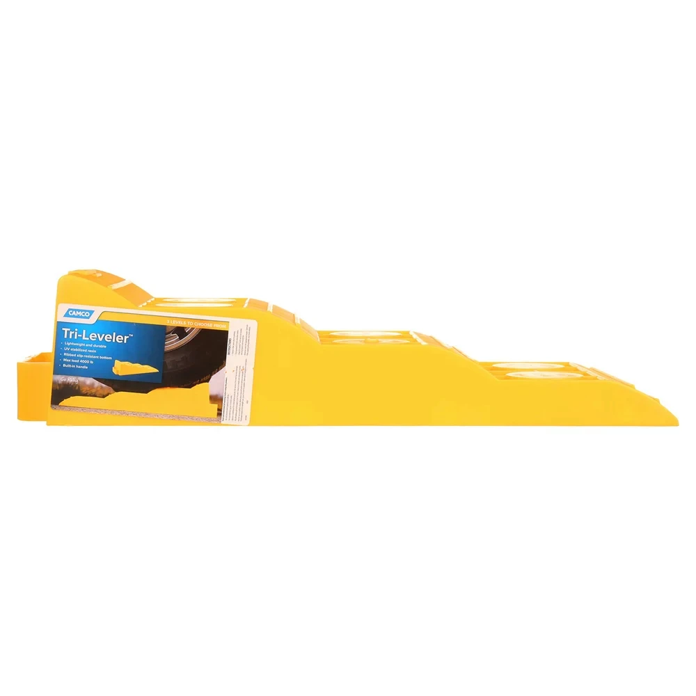 

RV Tri-Leveler, Yellow, Raises Any Tire to a Level Position car accessories car products