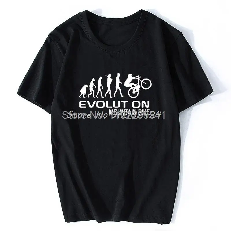 

Evolution Of Mountain Bike Funny Graphic T-Shirt Mens Summer Style Fashion Short Sleeves Oversized Streetwear T Shirts