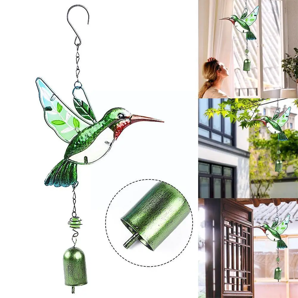 

Vintage Handmade Bird Wind Chime For Wall Window Door Wind Bell Hanging Ornaments Home Garden Corridor Decoration Crafts X3d4