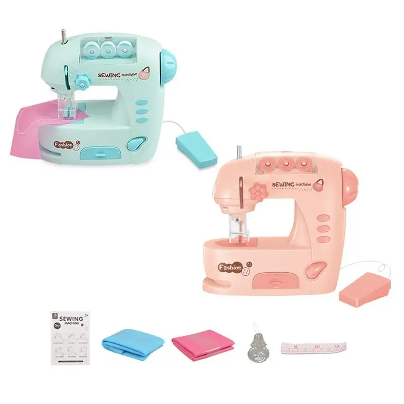 

Sewing Machine For Girls Ages 7-12 Cool Sewing Machines With Light And Fabric Electric Portable Toy With Light Sewing Kit For