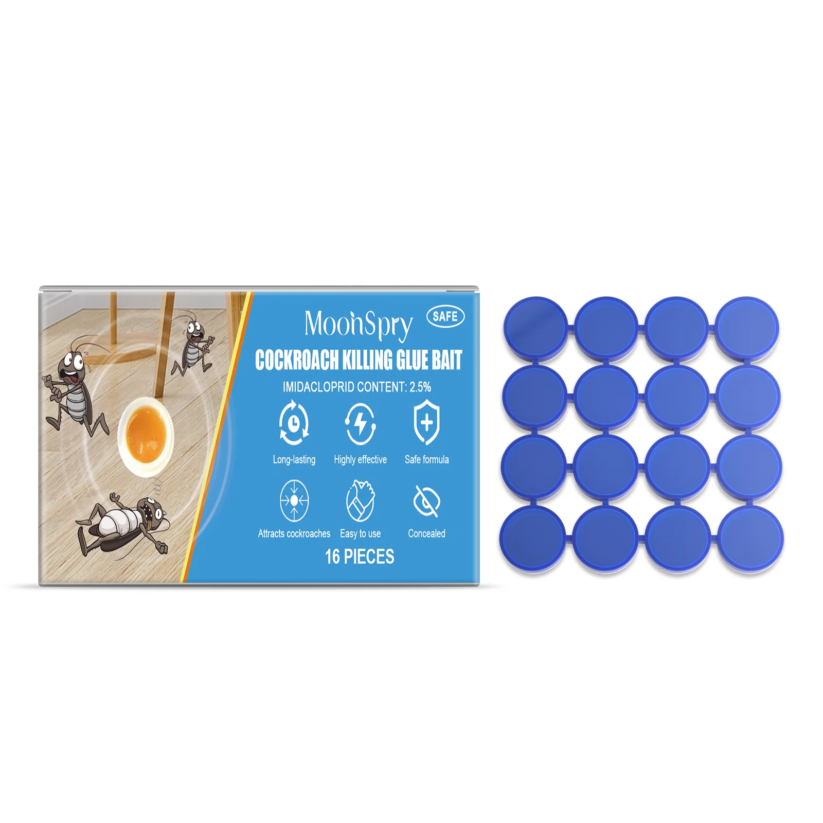 

Клейкая приманка для тараканов МОТОПРИЯ