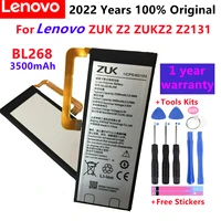 lenovo bl268 battery for lenovo zuk z2 z2131 3500mah mobile phone replacement high quality original battery free tools