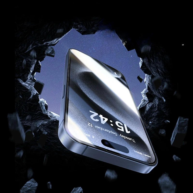 5 шт. закаленное стекло для iPhone 16 15 14 13 12 полное покрытие Защита экрана 16ProMax 15Promax