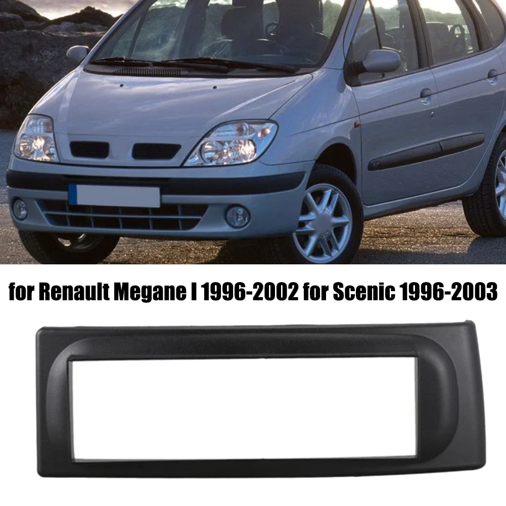 

Автомобильный 1-диночный радиоприемник для Megane I 1996-2002, DVD-стерео, панель, крепление на приборную панель, рамка для радиоприемника, рамка из АБС-пластика, автомобильные аксессуары