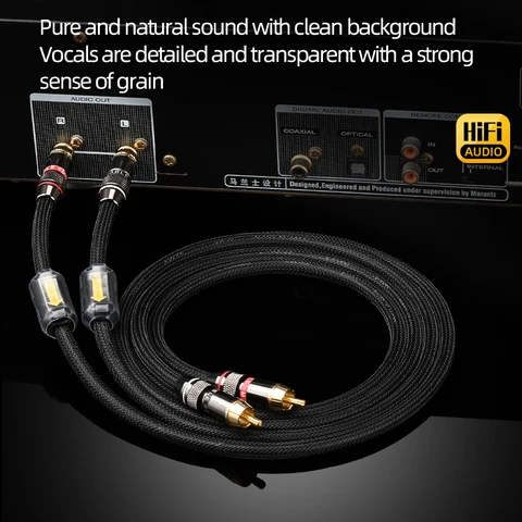 Аудиокабель Canare HiFi RCA Premium Stereo