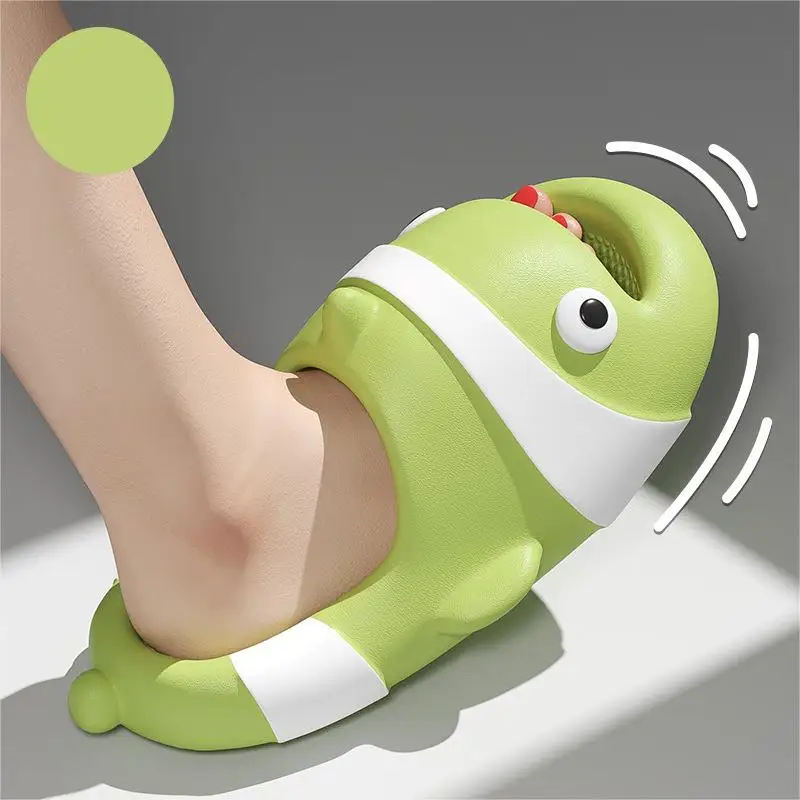 New 2023 EVA bottom summer slippers funny fish modeling slippers outdoor women's shoes children's slippers men's couple cartoon