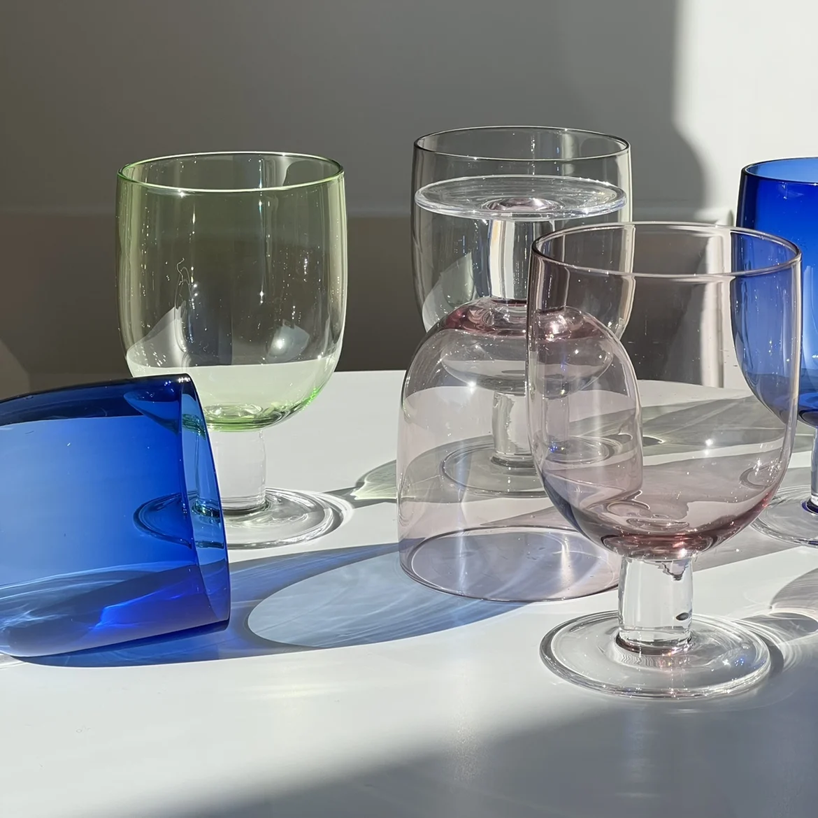 Французский стакан в стиле ретро для воды сока молока средневековый вина бокал