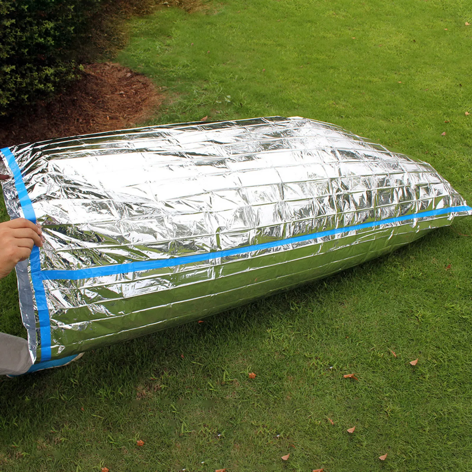 

Emergency Sleeping Bag Silver Aluminized Emergency Blanket For Car Waterproof Thermal Emergency Blanket Bivy Sack Survival Gear