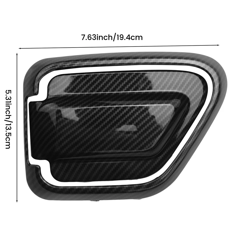 Декоративная наклейка на крышку зарядного устройства для Jeep Wrangler JL JT 4Xe 2021 2022