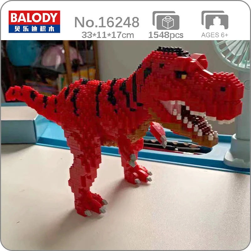 

Balody 16248 Jurassic Period Dinosaur Torvosaurus Animal Monster DIY Mini Diamond Blocks Bricks Building Toy For Children No Box