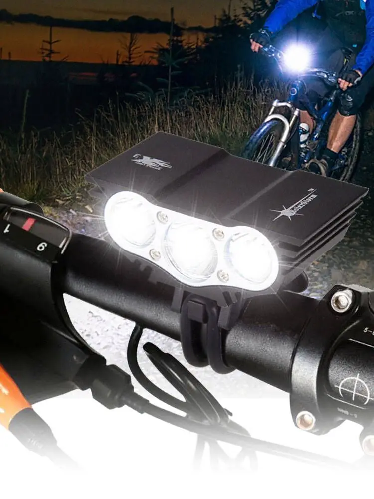 MTB 20000LM X3 LED Road Bike Cycling Front Light Bicycle Rechargeable Headlight 
