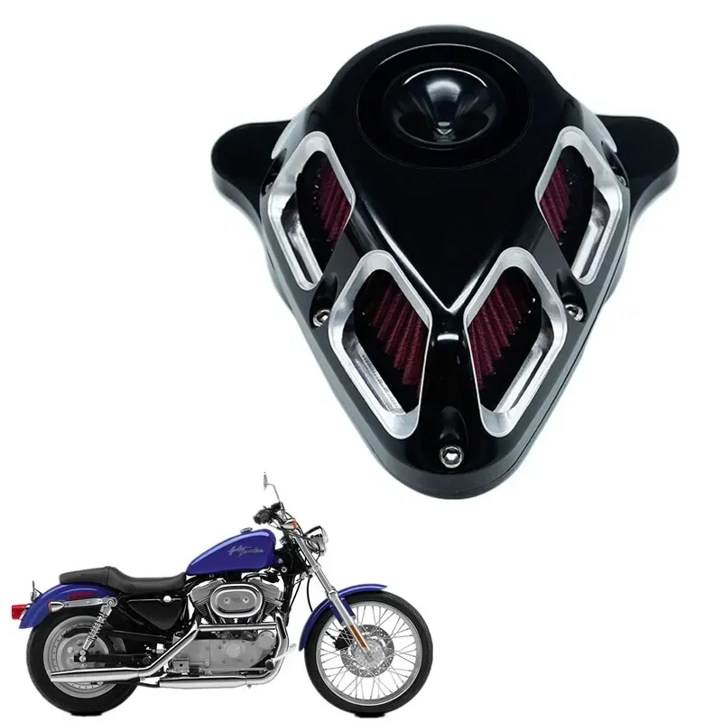 Для Harley Sportster XL 883 1200 2007-up Fitment-A Воздушный очиститель с ЧПУ система Впускной фильтр