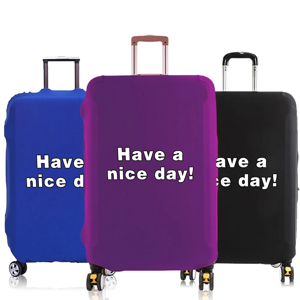 

Suitcase Luggage Cover for 18-30 inch Elastic Baggage cover Travel Accessories dust covers Protective case Font Pattern