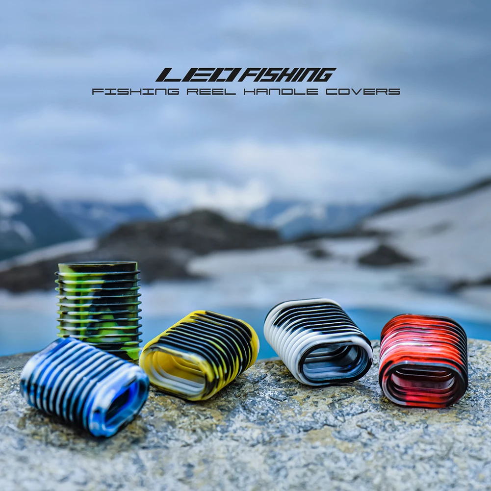 

Резиновая Рыболовная катушка 2 шт., нескользящая эргономичная Крышка для катушки, защитные ручки для рыболовной катушки