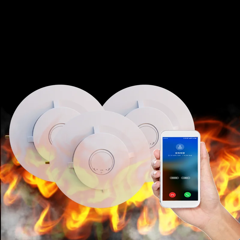 Фото AC102 Заводской ценный датчик сигнализации LoRaWAN Платформа IoT Беспроводной Wi-Fi детектор пожара и дыма №1