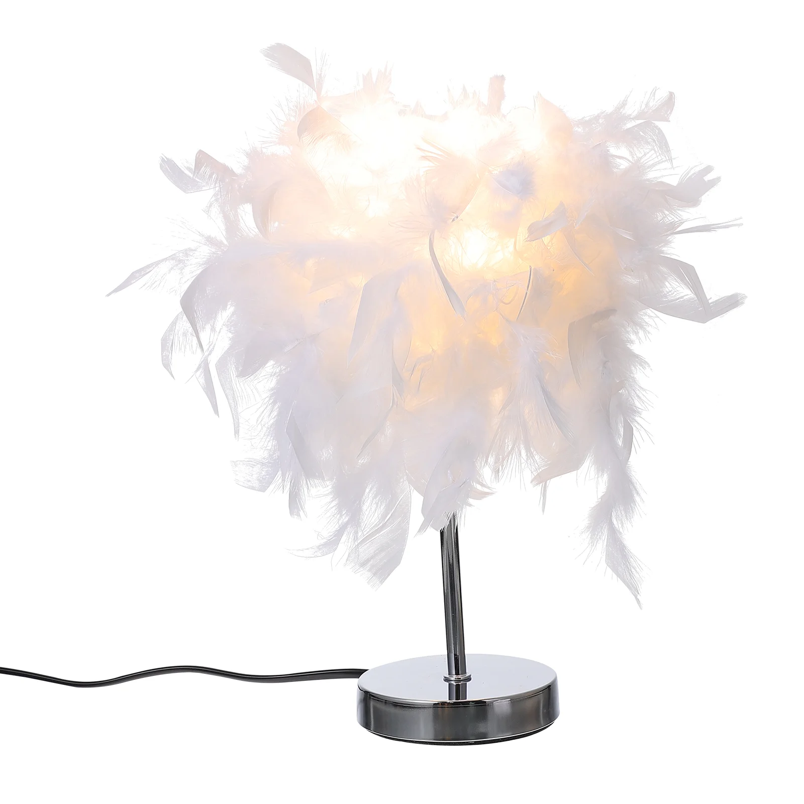 

1 Set Desk Lamp Creative Decorative Table Lamp Chic Bedside Table Lamp(Plug)