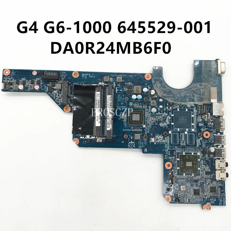 645529-001 645529-501 645529-601 Free Shipping For Pavilion G4 G4-1000 G6-1000 Laptop Motherboard DA0R24MB6F0 100% Working Well