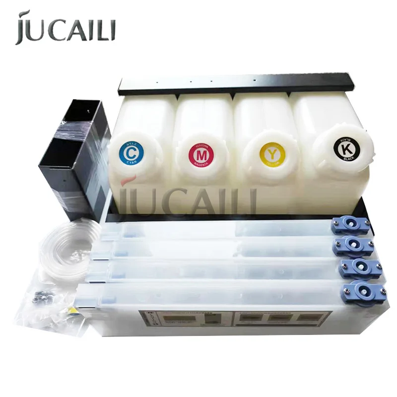 Jucaili 4 резервуара для чернил + картриджа по 220 мл система непрерывной массовой