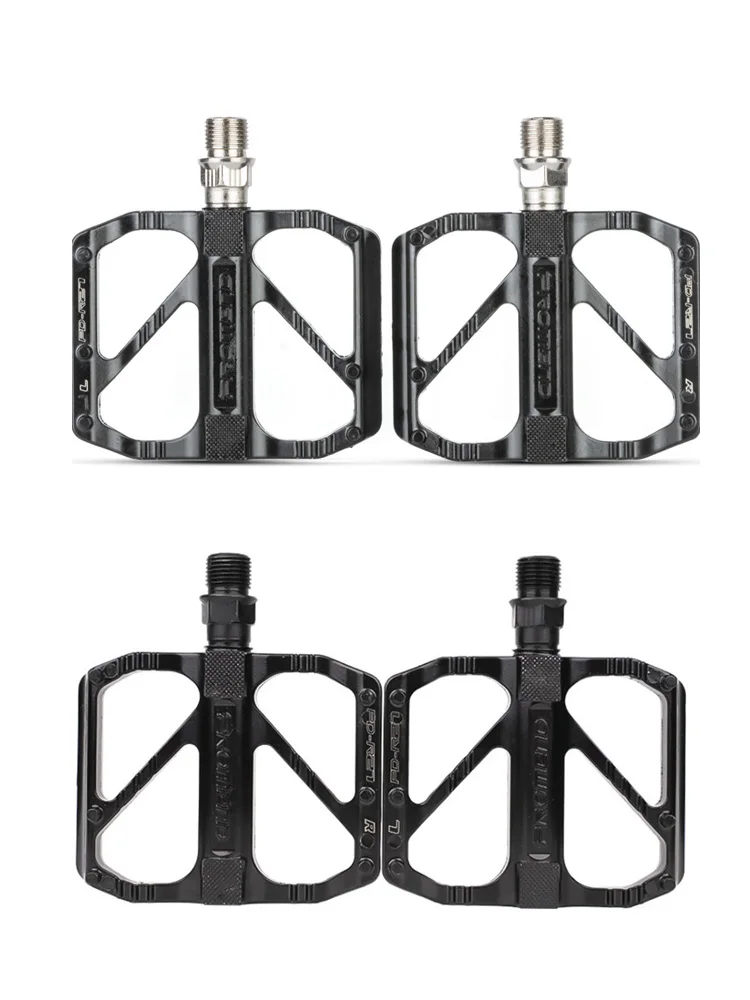

1 Pair Bicycle pedal R27 Aluminum alloy DU Bushing Non-slip for Mountain Road Folding Bike Urban Leisure Cycling