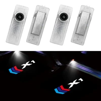 2 piecesset car door welcome light for bmw x1 e84 f48 logo hd led laser projector lamp ghost shadow lights auto accessories