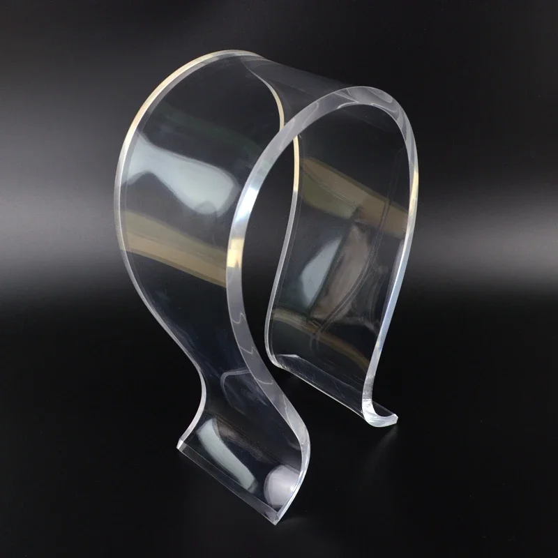 Прозрачная акриловая гарнитура и дисплей для наушников утолщенная изогнутая