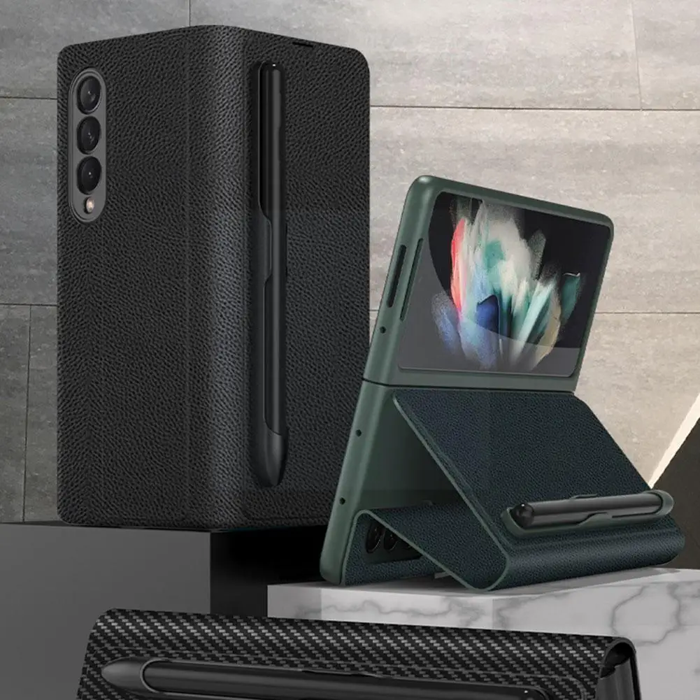 

Складной держатель для ручки для телефона Z Fold 3 Fold3, чехол для телефона с полным слотом для ручки O2r0