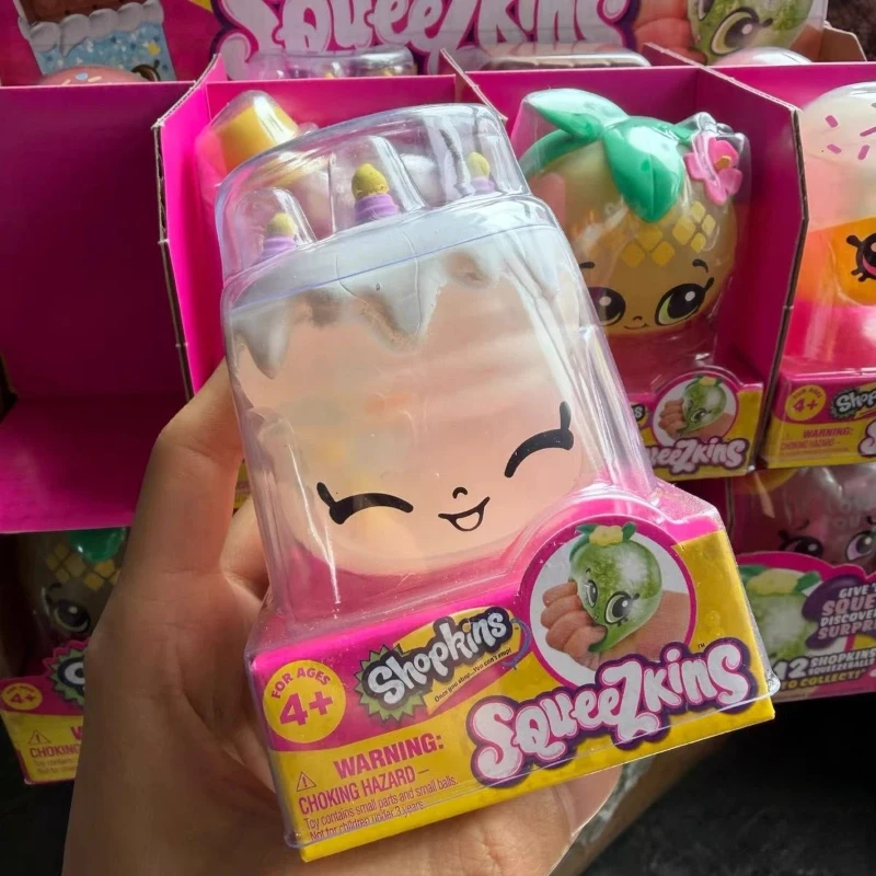 Фото В наличии! Оригинальный слайм Shopkins: приятный на ощупь, антистрессовый, мягкий, в форме фруктов. Идеальный подарок. №3