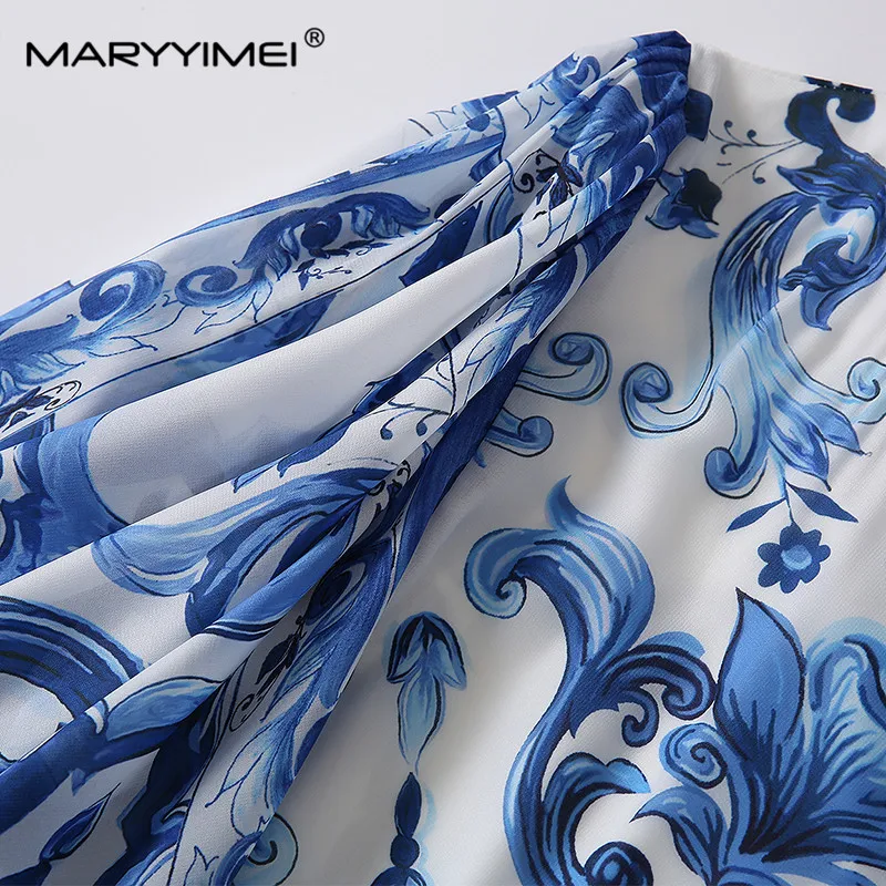 Осеннее модное женское праздничное платье MARYYIMEI с рукавами летучая мышь