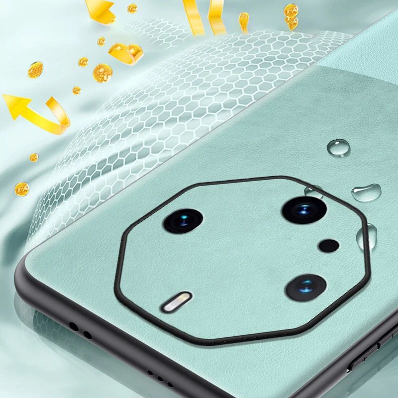 Чехол для телефона Huawei Mate 60 RS Ultimate роскошный кожаный симпатичный противоударный