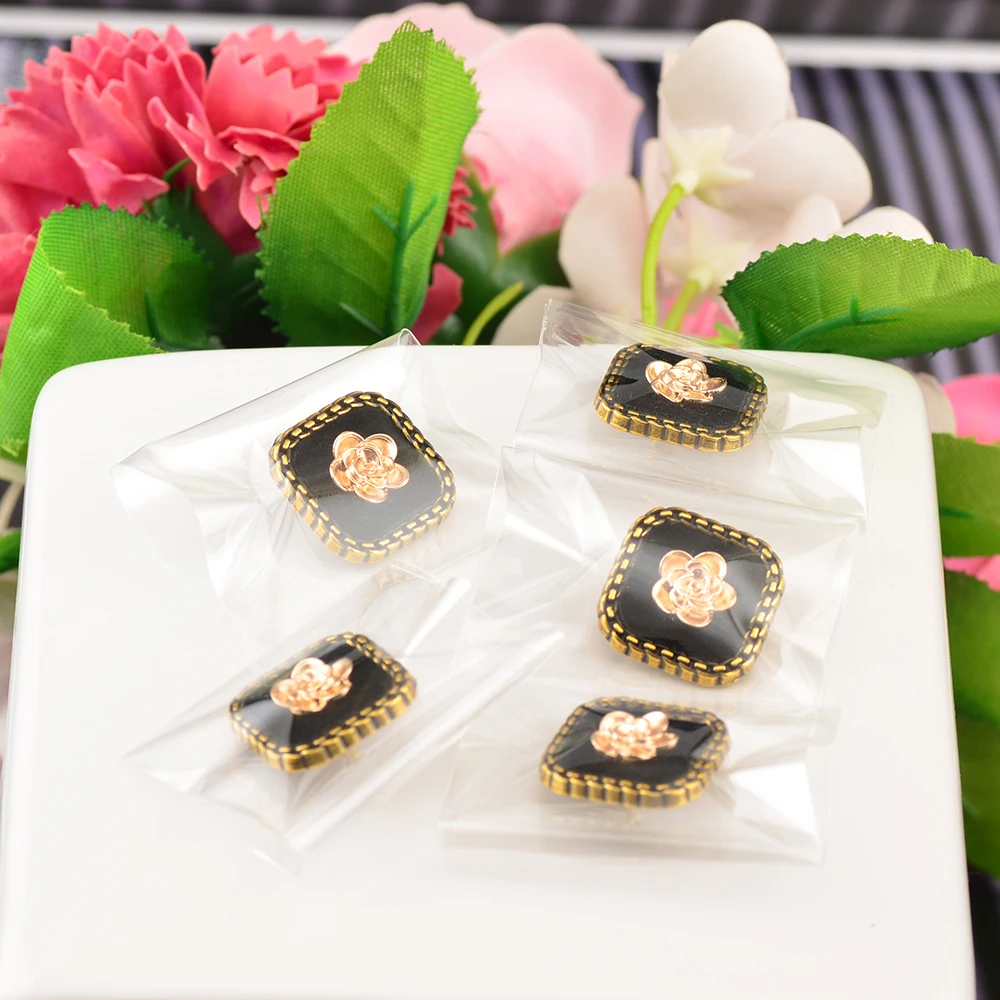 6 шт. квадратные пуговицы для одежды