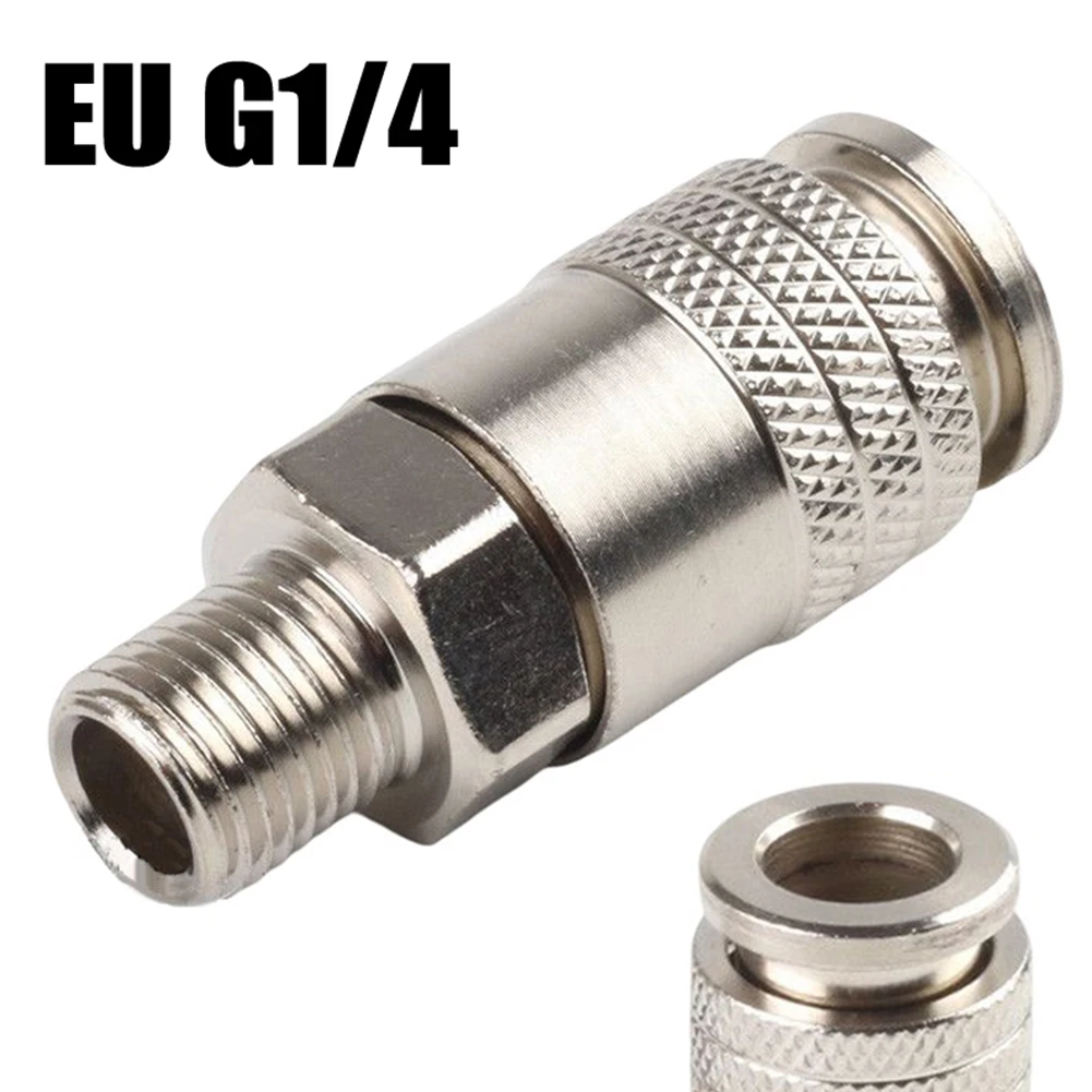 

Pneumatic Fitting European Standard EU Euro Type Quick Coupling Connector Coupler For Air Compressor 1/4 Male Thread