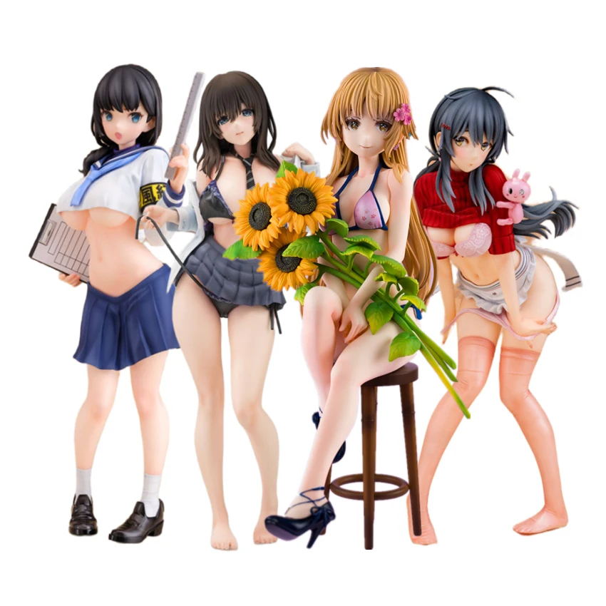 

Фигурка грёстная из ПВХ Daiki Kougyou GODDES Himawari Momose Kurumi Midorikawa, иллюстрация, девушка-грязница Amane, Коллекционная модель куклы