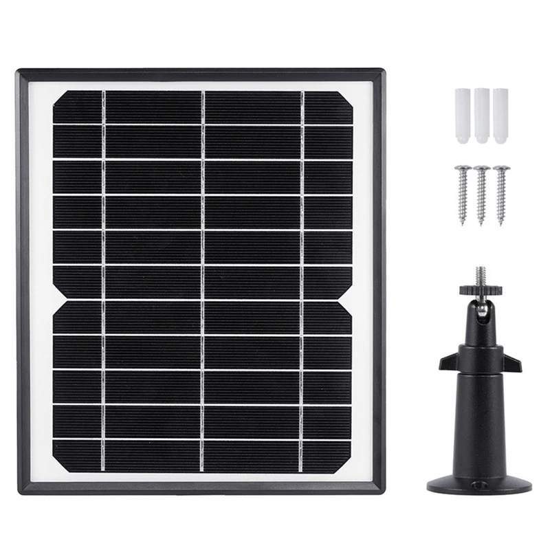 6W Solar Photovoltaic Panel Outdoor Rechargeable Solar Panel Outdoor Camera Rechargeable Solar Panel