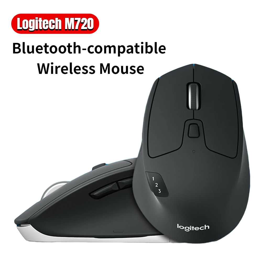 

Мышь Logitech M720 беспроводная, совместимая с Bluetooth, 8 кнопок
