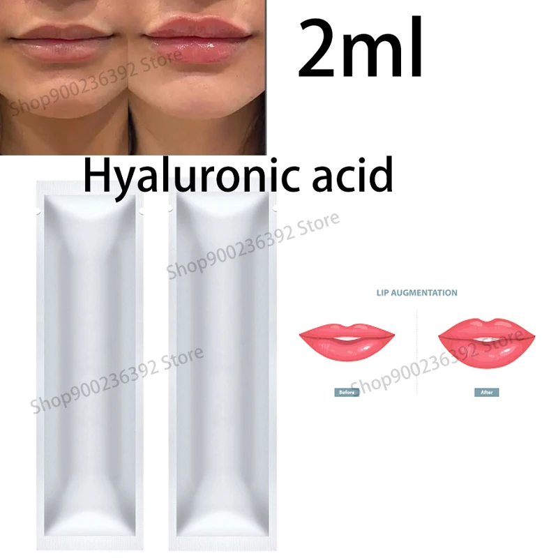 

2022 New 1/2pcs 2ml Hyaluronic Acid Lip Moisturizing Cream BB Cream HA