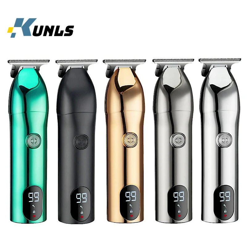 

2022 Professional Hair Clipper LCD Beard Trimmer Electric Rechargeable Men Hair Shaver Beard Barber Hair Cut Cutting Machine